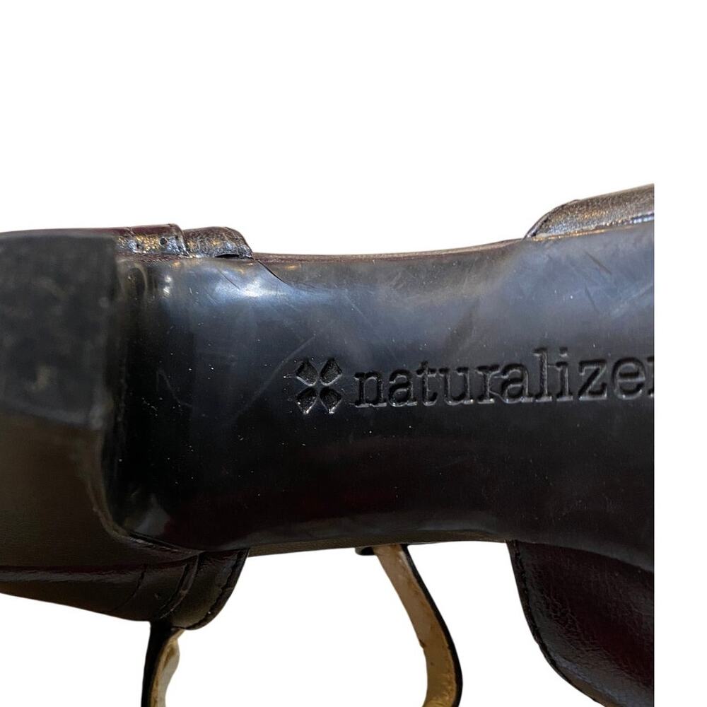 Naturalizer Mary Jane T Strap Heels Womens 9 Black Leather 2.5 Inch - Picture 7 of 8